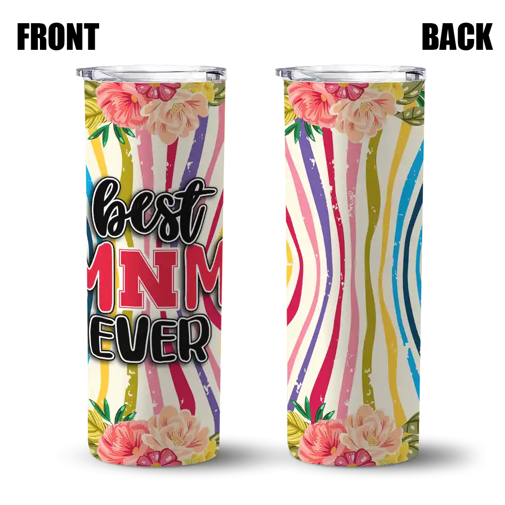 nebraska-cornhuskers-flower-cluster-skinny-tumbler-fashion-forward.webp