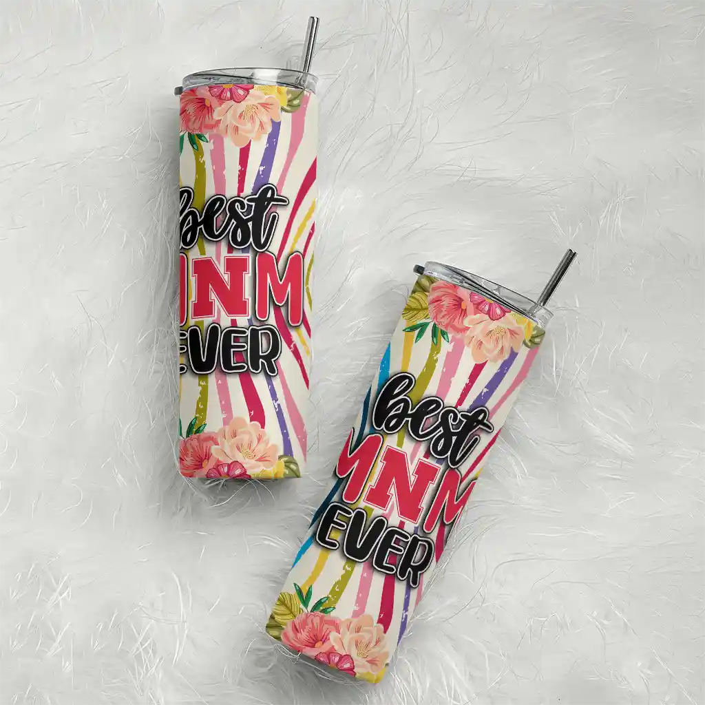 nebraska-cornhuskers-flower-cluster-skinny-tumbler-top-rated.webp
