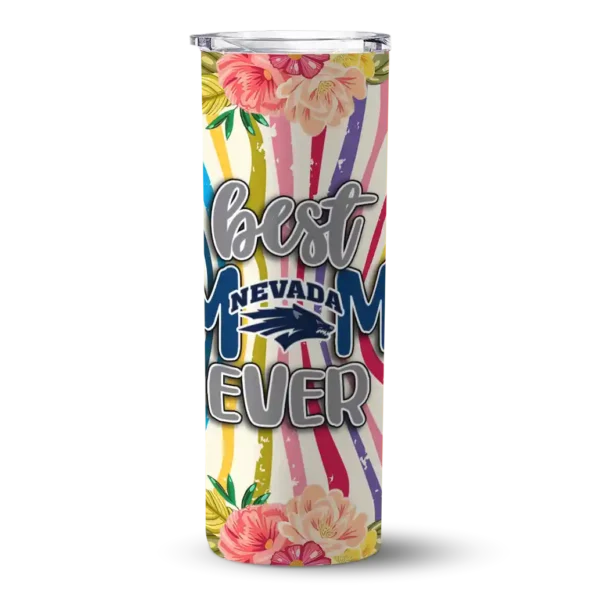 nevada wolf pack flower cluster skinny tumbler best selling 1
