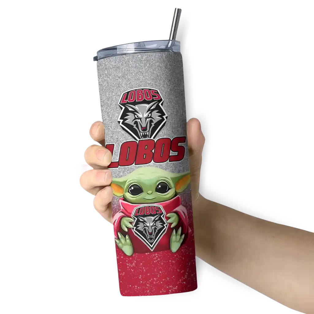 new-mexico-lobos-yoda-smile-red-skinny-tumbler-premium-grade.webp