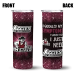 new-mexico-state-aggies-radiant-glitter-crimson-skinny-tumbler-best-selling.webp