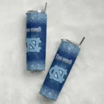 north-carolina-tar-heels-radiant-glitter-light-blue-skinny-tumbler-best-selling.webp