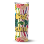 north-dakota-state-bison-flower-cluster-skinny-tumbler-best-selling.webp