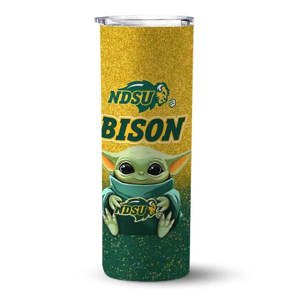 north-dakota-state-bison-yoda-smile-green-skinny-tumbler-best-selling.webp north dakota state bison yoda smile green skinny tumbler best selling