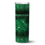 north-texas-mean-green-radiant-glitter-green-skinny-tumbler-best-selling.webp