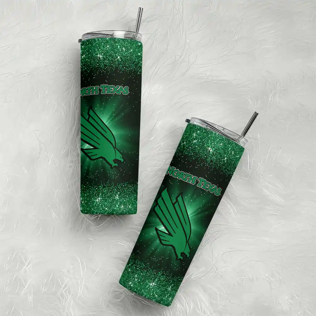 north-texas-mean-green-radiant-glitter-green-skinny-tumbler-top-rated.webp