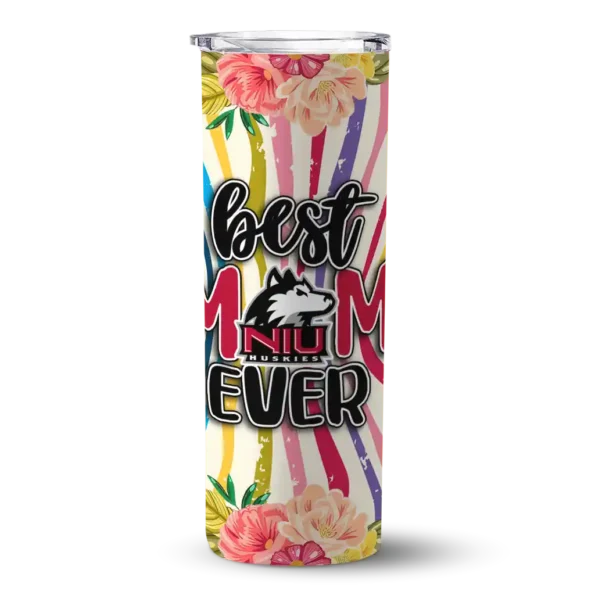 northern illinois huskies flower cluster skinny tumbler best selling