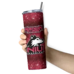 northern-illinois-huskies-radiant-glitter-red-skinny-tumbler-best-selling.webp