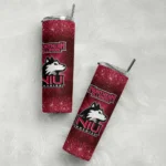 northern-illinois-huskies-radiant-glitter-red-skinny-tumbler-best-selling.webp