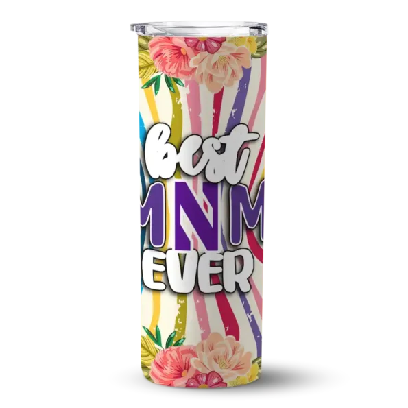 northwestern wildcats flower cluster skinny tumbler best selling