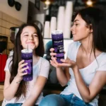 northwestern-wildcats-radiant-glitter-purple-skinny-tumbler-best-selling.webp