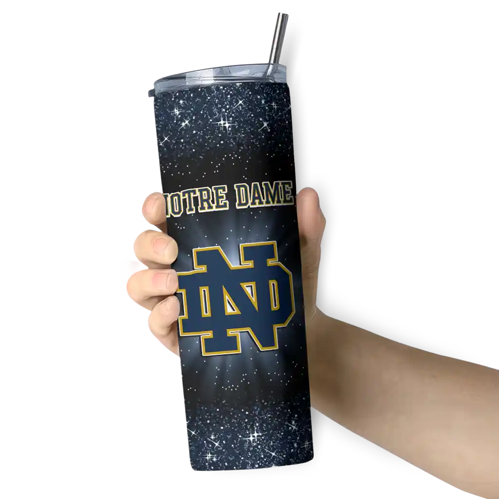notre-dame-fighting-irish-radiant-glitter-navy-skinny-tumbler-premium-grade.webp