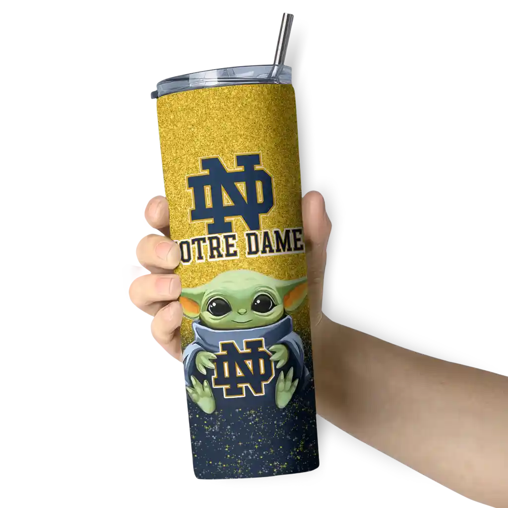 notre-dame-fighting-irish-yoda-smile-navy-skinny-tumbler-premium-grade.webp