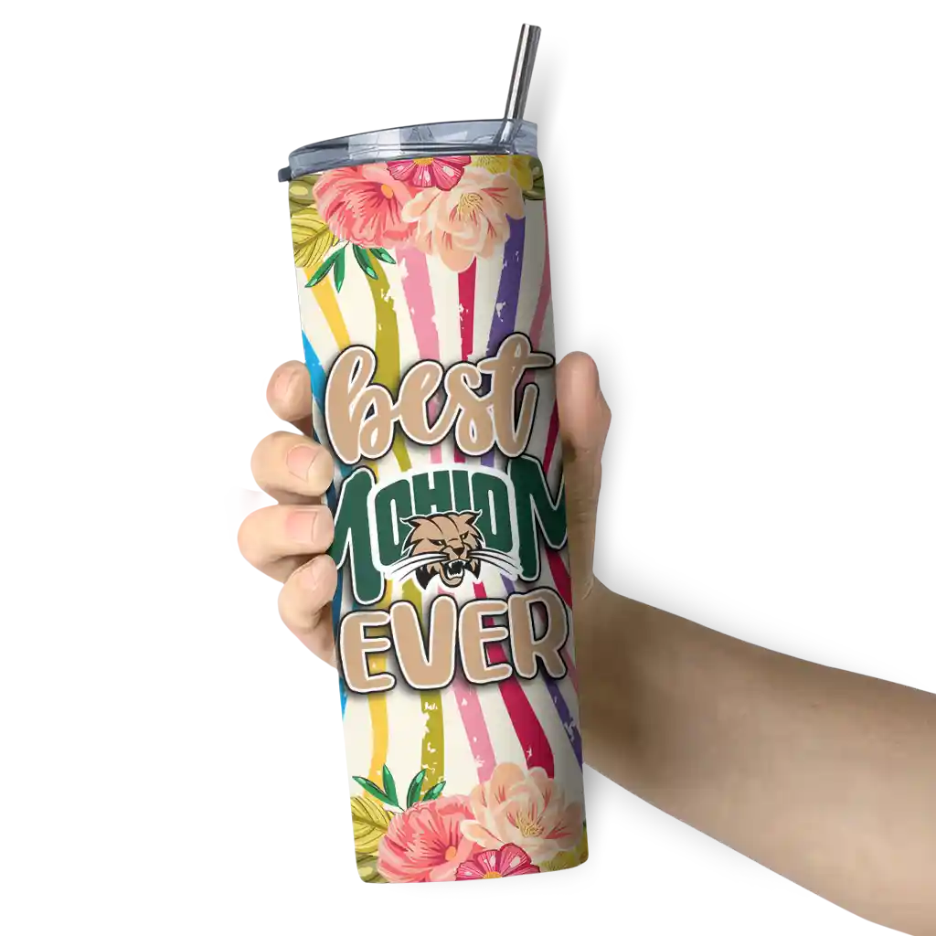 ohio-bobcats-flower-cluster-skinny-tumbler-premium-grade.webp