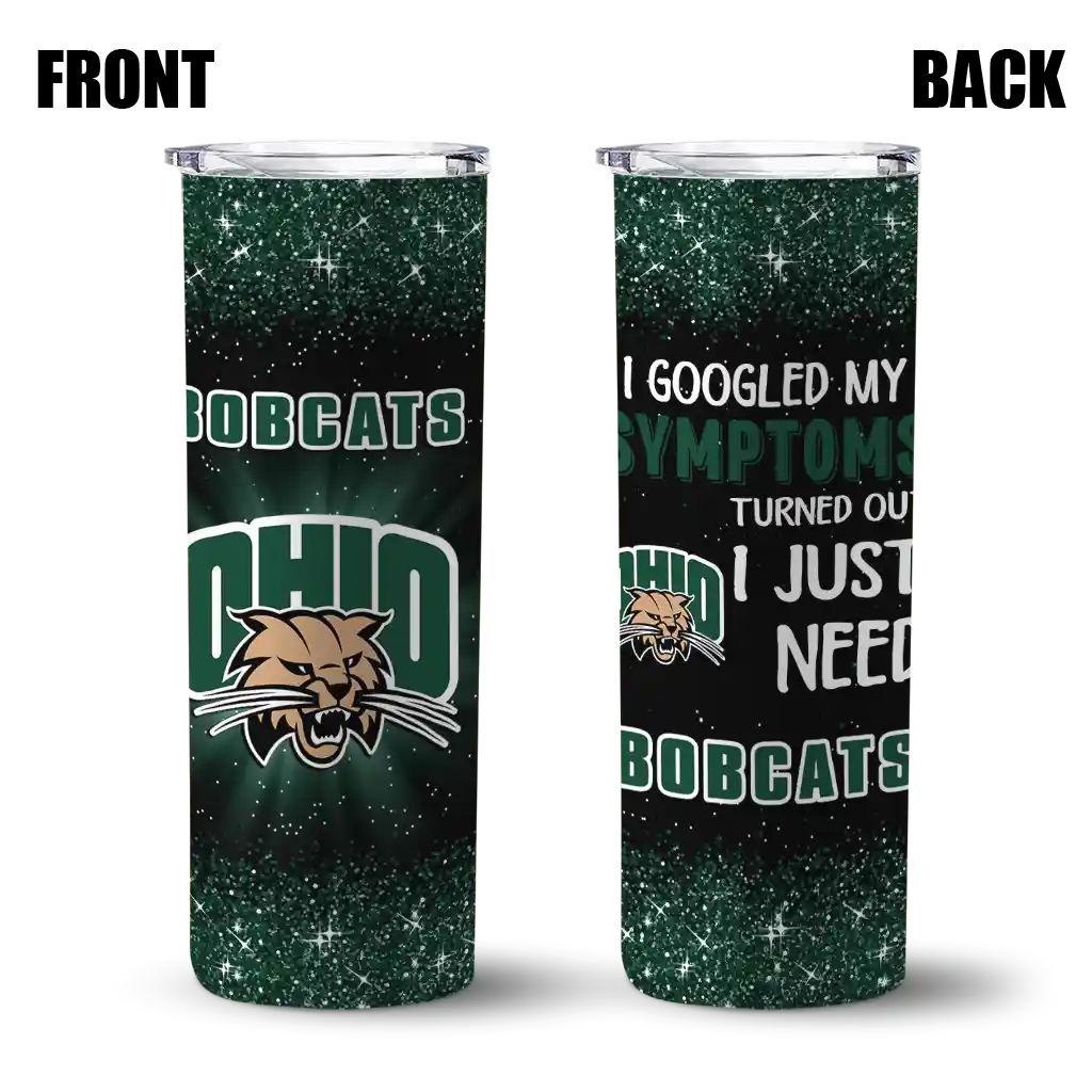 ohio-bobcats-radiant-glitter-green-skinny-tumbler-fashion-forward.webp