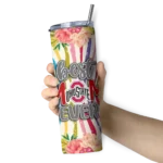 ohio-state-buckeyes-flower-cluster-skinny-tumbler-best-selling.webp