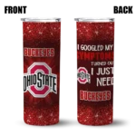 ohio-state-buckeyes-radiant-glitter-scarlet-skinny-tumbler-best-selling-1.webp