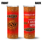 oklahoma-state-cowboys-radiant-glitter-orange-skinny-tumbler-best-selling.webp