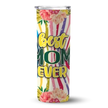 Oregon Ducks Flower Cluster Skinny Tumbler