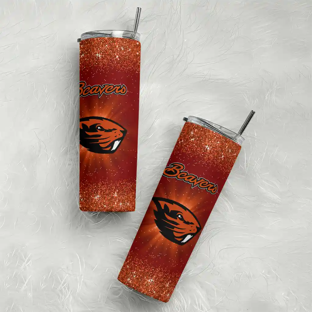 oregon-state-beavers-radiant-glitter-orange-skinny-tumbler-top-rated-2.webp
