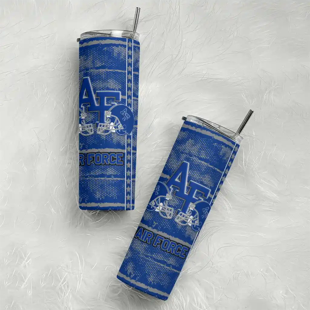 personalized-air-force-falcons-chevron-patch-blue-skinny-tumbler-top-rated.webp