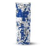personalized-air-force-falcons-claw-marks-blue-white-skinny-tumbler-best-selling.webp