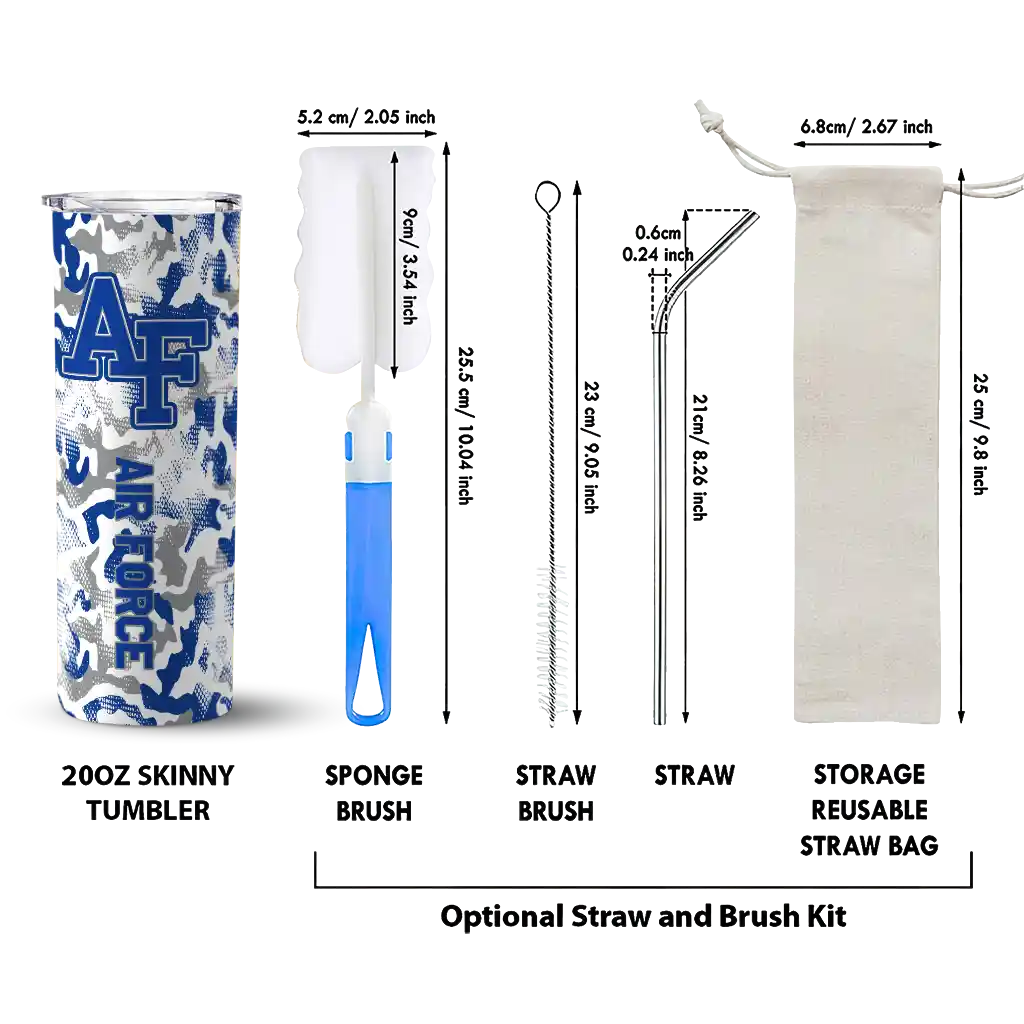 personalized-air-force-falcons-claw-marks-blue-white-skinny-tumbler-new-arrival.webp