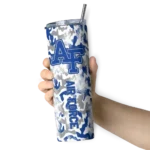 personalized-air-force-falcons-claw-marks-blue-white-skinny-tumbler-best-selling.webp