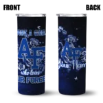 personalized-air-force-falcons-rose-romance-blue-black-skinny-tumbler-best-selling-1-1.webp