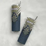 personalized-akron-zips-chevron-stripes-blue-skinny-tumbler-best-selling.webp