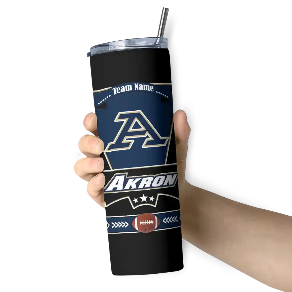 personalized-akron-zips-helmet-belt-blue-black-skinny-tumbler-premium-grade-1-1.webp
