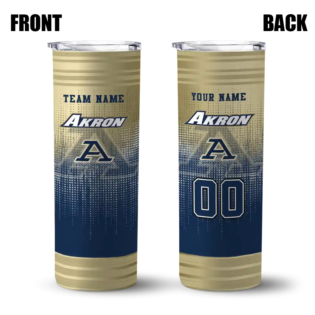 personalized-akron-zips-swirl-texture-blue-skinny-tumbler-fashion-forward.webp