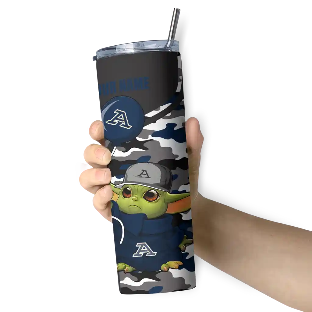 personalized-akron-zips-yoda-camo-blue-black-skinny-tumbler-premium-grade.webp