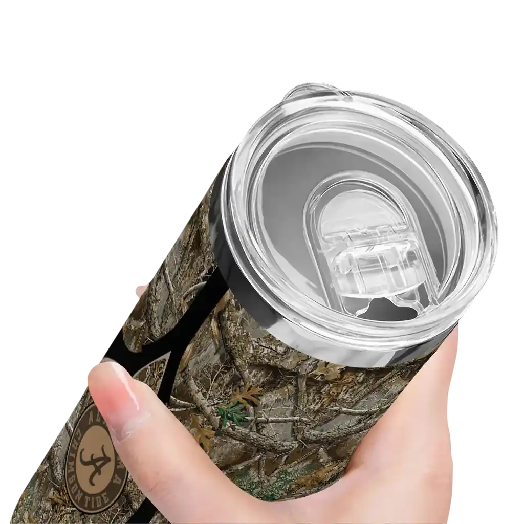 personalized-alabama-crimson-tide-antler-flow-camo-skinny-tumbler-high-quality.webp