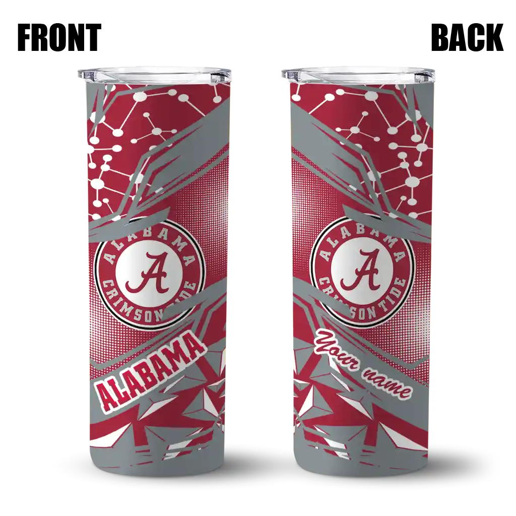 personalized-alabama-crimson-tide-helmet-clash-crimson-skinny-tumbler-fashion-forward.webp