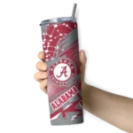 personalized-alabama-crimson-tide-helmet-clash-crimson-skinny-tumbler-best-selling.webp