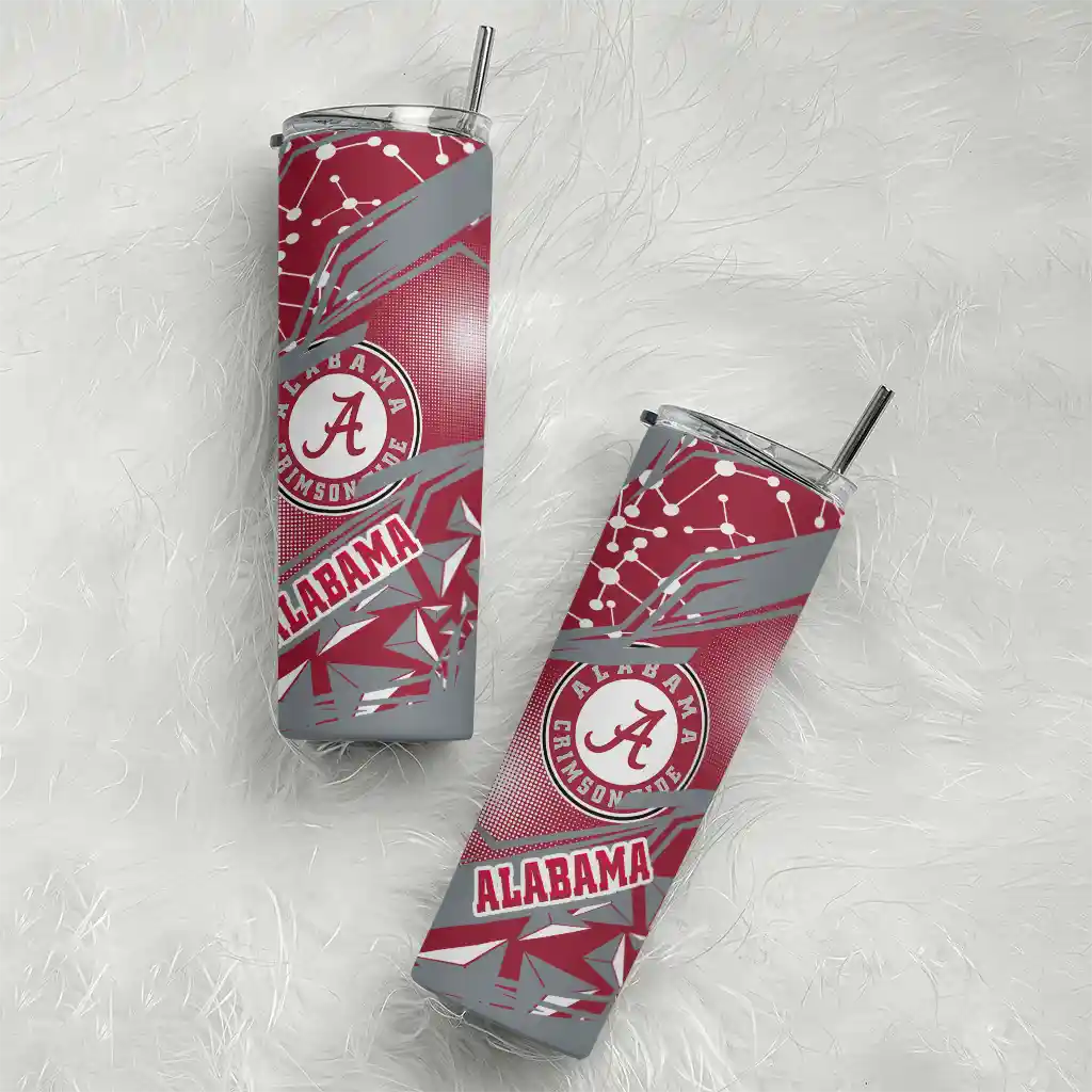 personalized-alabama-crimson-tide-helmet-clash-crimson-skinny-tumbler-top-rated.webp