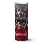 personalized-alabama-crimson-tide-kiss-band-gray-skinny-tumbler-best-selling-1-1.webp