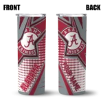 personalized-alabama-crimson-tide-web-stripes-crimson-white-skinny-tumbler-best-selling.webp
