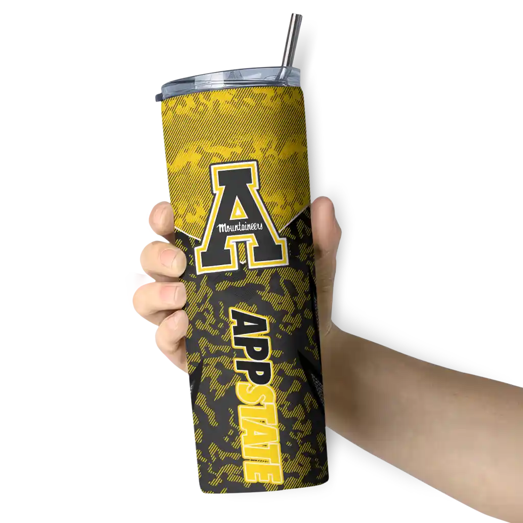 personalized-appalachian-state-mountaineers-spiral-burst-print-black-skinny-tumbler-premium-grade.webp