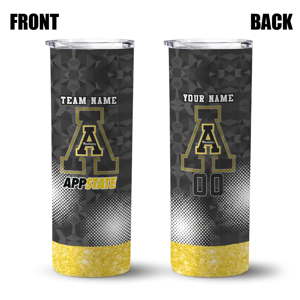 personalized-appalachian-state-mountaineers-starburst-tiles-black-skinny-tumbler-fashion-forward.webp