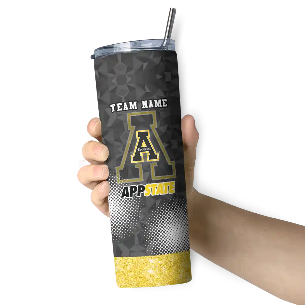 personalized-appalachian-state-mountaineers-starburst-tiles-black-skinny-tumbler-premium-grade.webp