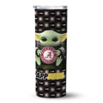 personalized-appalachian-state-mountaineers-yoda-cozy-black-skinny-tumbler-best-selling-1.webp