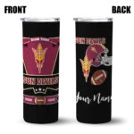 personalized arizona state sun devils helmet belt maroon black skinny tumbler best selling 1 1.webp