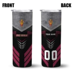 personalized-arizona-state-sun-devils-hexagon-honeycomb-maroon-black-skinny-tumbler-best-selling.webp