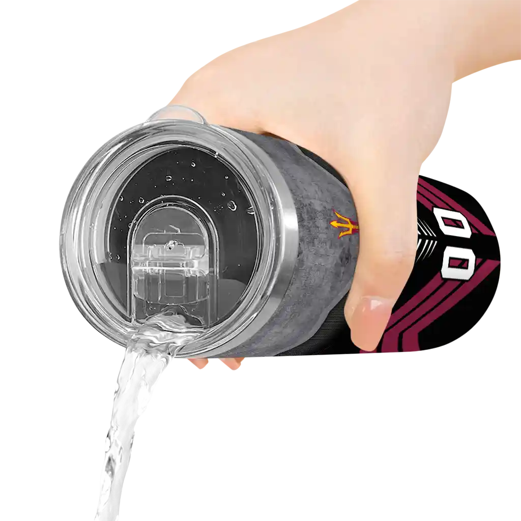 personalized-arizona-state-sun-devils-hexagon-honeycomb-maroon-black-skinny-tumbler-latest-model.webp