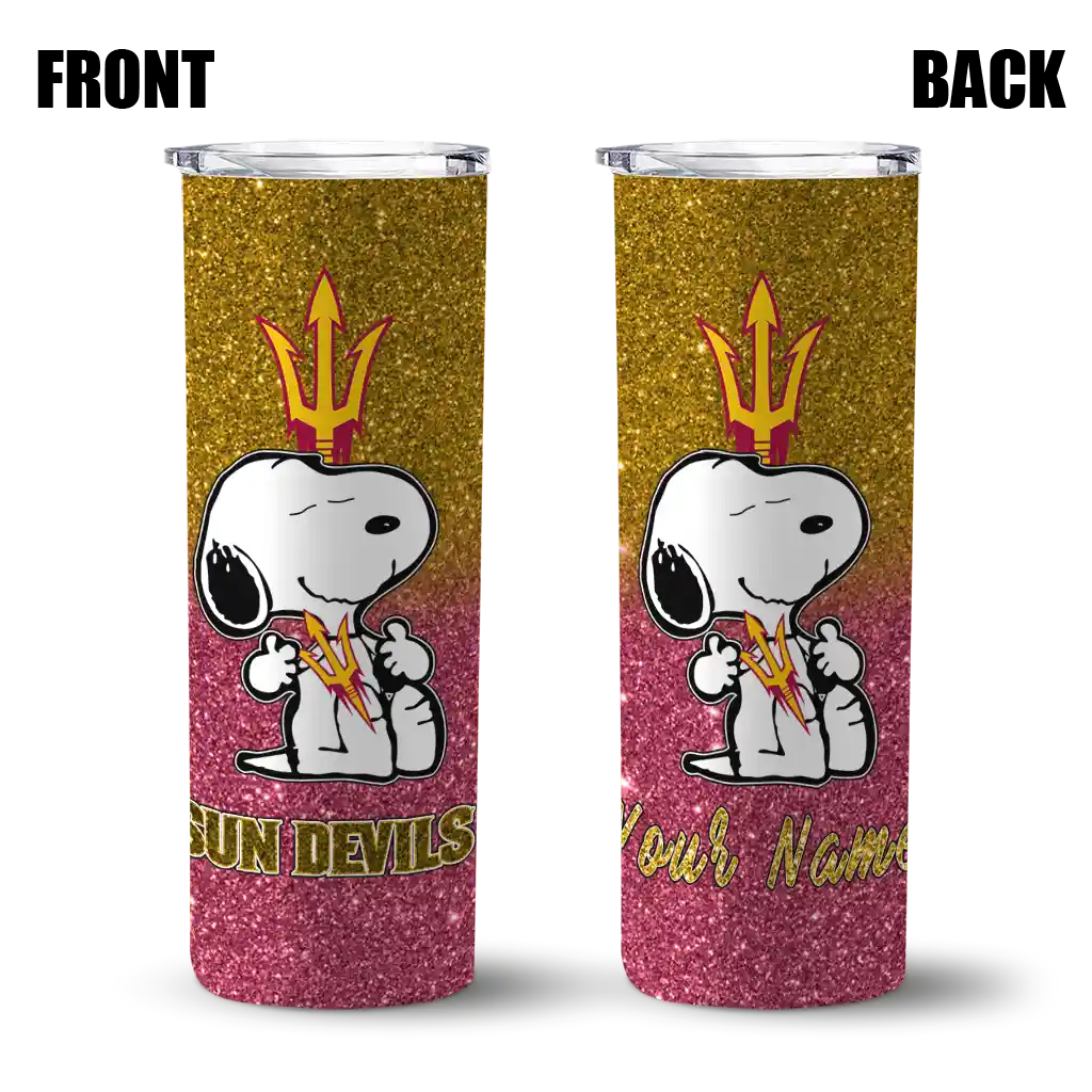 personalized-arizona-state-sun-devils-snoopy-attitude-maroon-skinny-tumbler-fashion-forward.webp