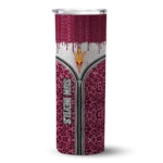 personalized-arizona-state-sun-devils-sparkle-drip-maroon-skinny-tumbler-best-selling.webp
