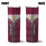 personalized-arizona-state-sun-devils-sparkle-drip-maroon-skinny-tumbler-best-selling.webp