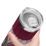 personalized-arizona-state-sun-devils-sparkle-drip-maroon-skinny-tumbler-best-selling.webp